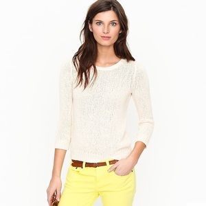 J. Crew Twisted Stitch Knit Sweater Size Medium